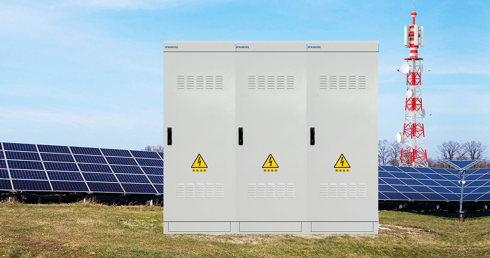 Telecom All-in-One Hybrid Power Cabinet